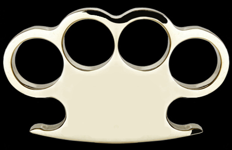 solid brass knuckles